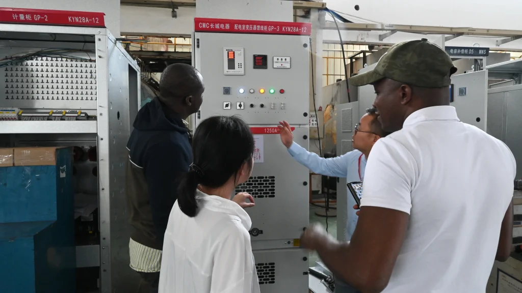 CMC Electric engineers explaining low-voltage power distribution equipment maintenance and troubleshooting methods