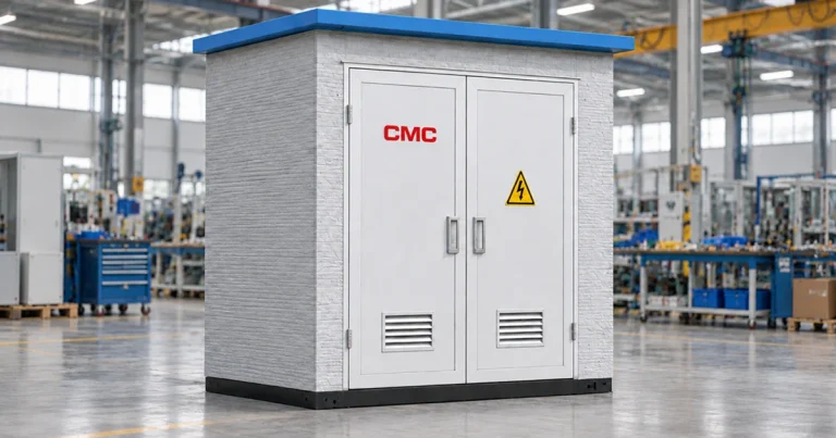 CMC Electric prefabricated substation for power distribution projects