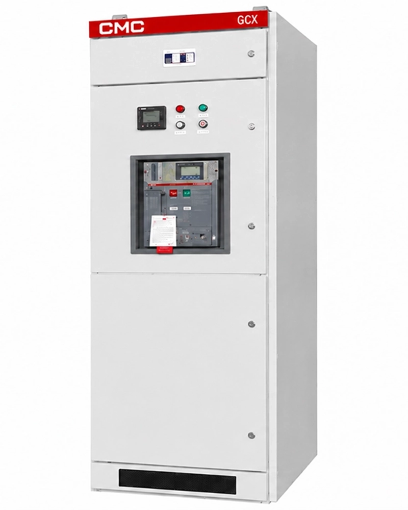 CMC GCX low-voltage switchgear cabinet with circuit breaker and control instruments
